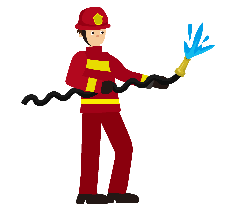 消防员灭火 (3)