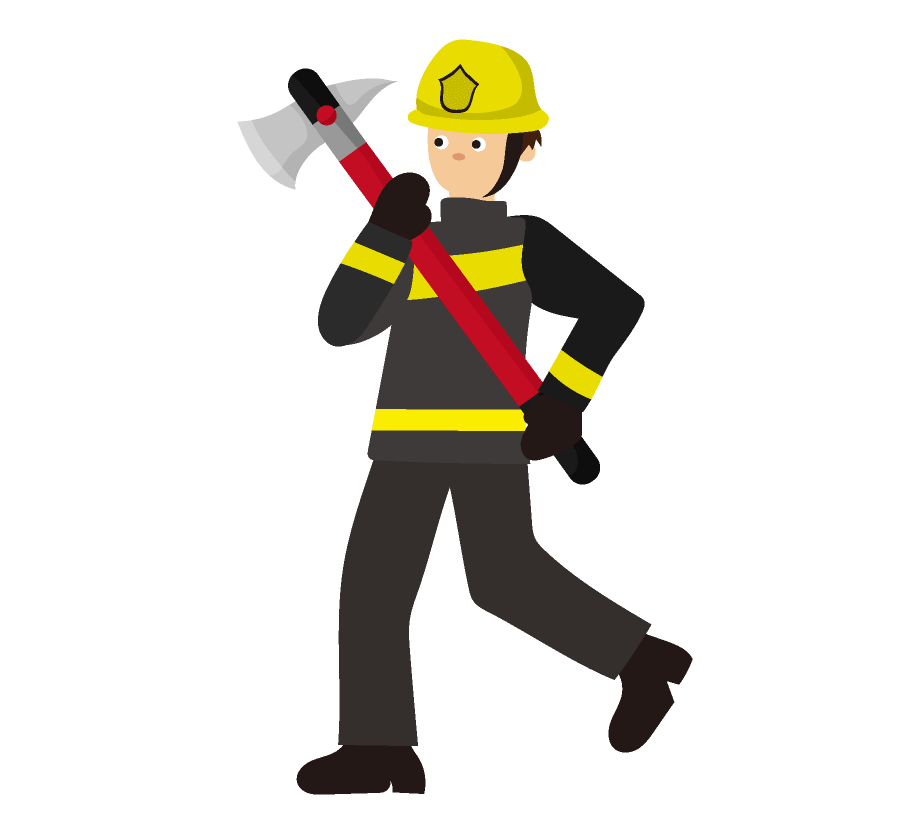 消防员灭火 (4)