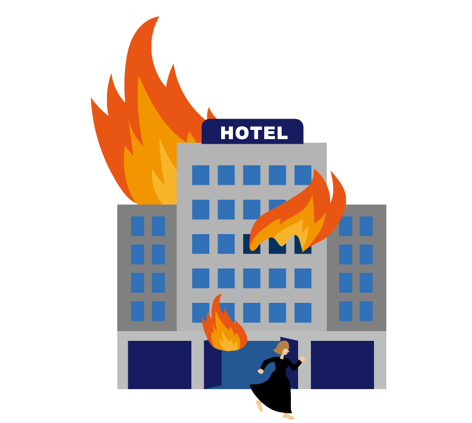 酒店着火火灾